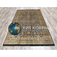 Иранский ковер Alima 013 черный-золотой
